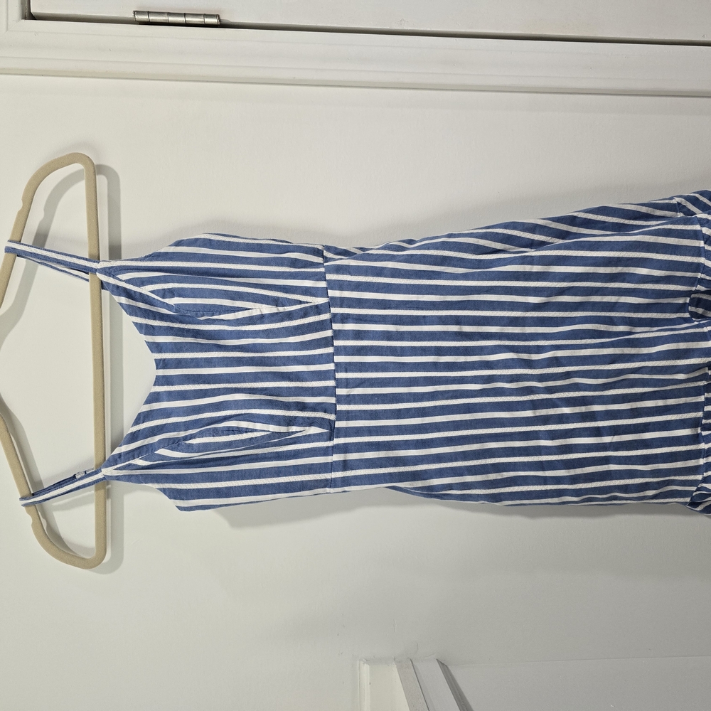 Old Navy Blue and White Striped Outfit